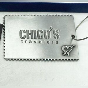 Chico's Metallic Key Holder